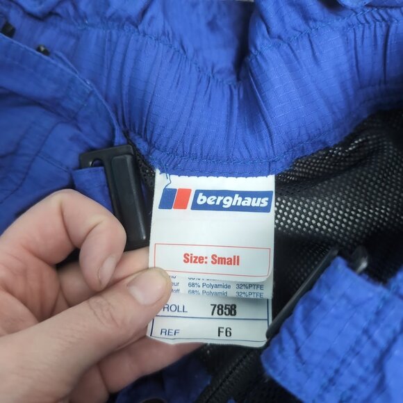Berghaus Blue Goretex Ski Pants Overall Size Small - Picture 5 of 6